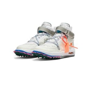 Nike Off-White Air Force 1 Mid Mens 10.5  White DO6290-100 Sneakers New DS